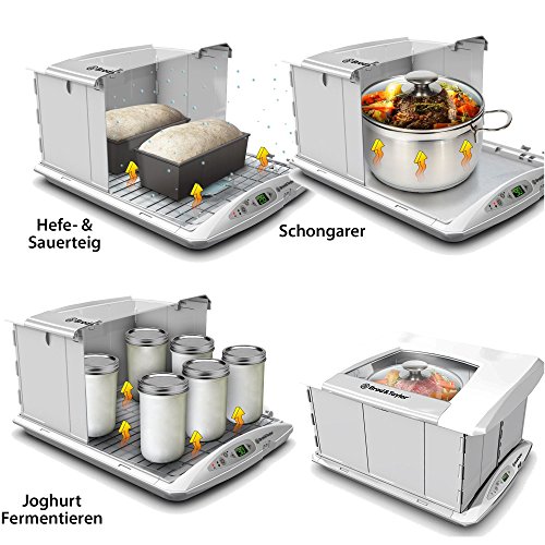 Brod & Taylor Gärautomat, Joghurtgerät Schongarer Souce Vide incl.Zusatzgitter Set
