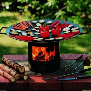 Grips - der Feuer-Wok-/Grill in der Holzkiste