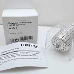 Jupiter 220000 Reibe-Vorsatz passend für KitchenAid 4.8l