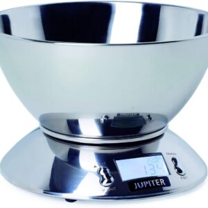 Jupiter 809001 Digitale Küchenwaage Edelstahl