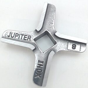 Jupiter Edelstahlmesser Größe 8 4-flügelig