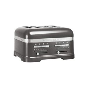 KitchenAid 5KMT4205EMS 5KMT 4205 EMS Artisan 4-Scheiben-Toaster Silver, Medallion Silber