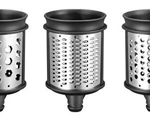 KitchenAid Raspel- und Reibenpaket für die KitchenAid Küchenmaschine, passend für den neuen Gemüseschneider