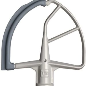 Kitchenaid 5KFE7T Flexi-Rührer für Küchenmaschine, 6.9 L, Metall, Grau, Weiß