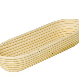 Peddigrohrkörbchen, Gärkörbchen lang 42 x 15 x 7 cm, für 2 kg - ein MustHave