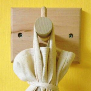 Wandhalter für 1 HS Getreidespender, Buche