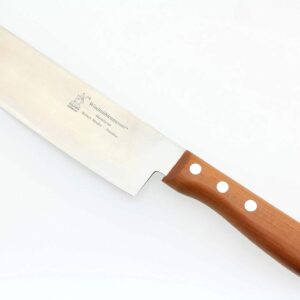 Windmühlen Gemüsemesser "Nakiri", rostfrei, Pflaumenholz