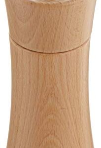 Zassenhaus Pfeffermühle Frankfurt 14 cm, aus Buchenholz mit stufenlos verstellbarem Hochleistungs