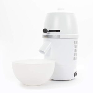 hawos Novum (Farbe: Weiß) - Elektrische Getreidemühle mit 360W Leistung in Formschönem Makrolon Kunsstoffgehäuse der Firma hawos Kornmühlen GmbH