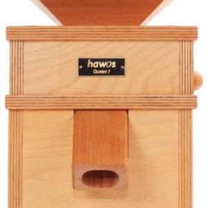 hawos Queen 1 Elektrische Getreidemühle aus Buche Multiplex mit 360W Leistung der Firma hawos Kornmühlen GmbH